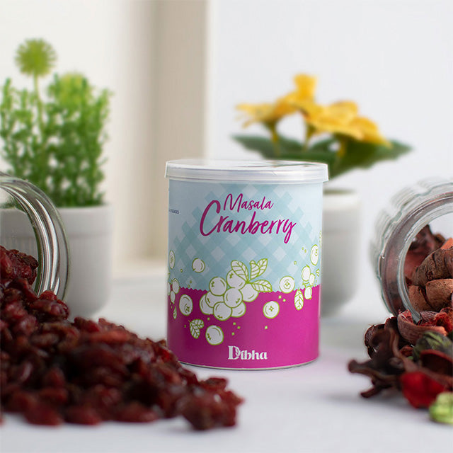 Masala Cranberry  Healthy Munching, Good For Weight Loss & Diabetes, 100 g