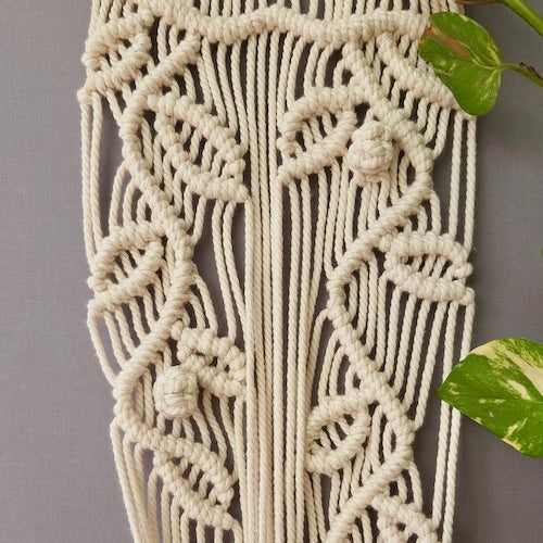 Handcrafted Macramé 'Tehni' Plant Hanger