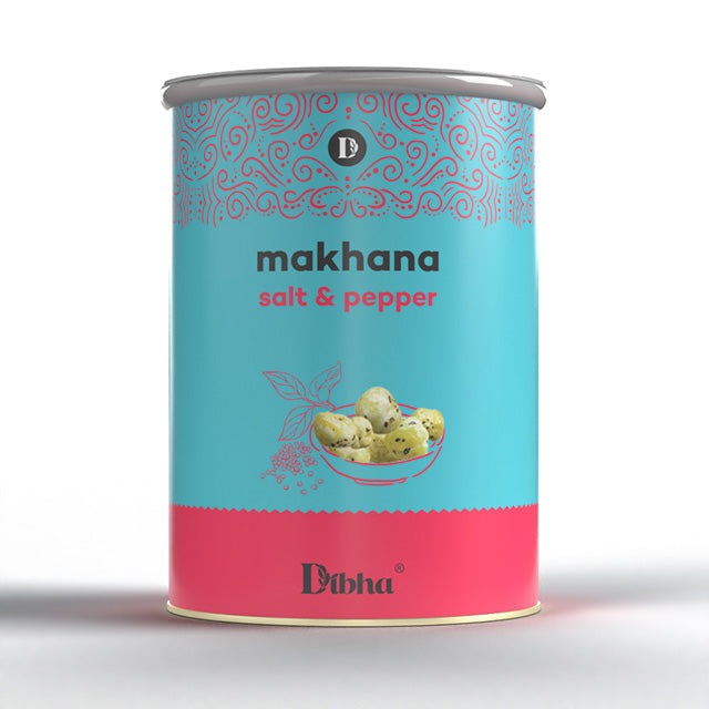 Salt & Pepper Makhana  Munchy Snack, Healthy, Lunch Box Snack 35g