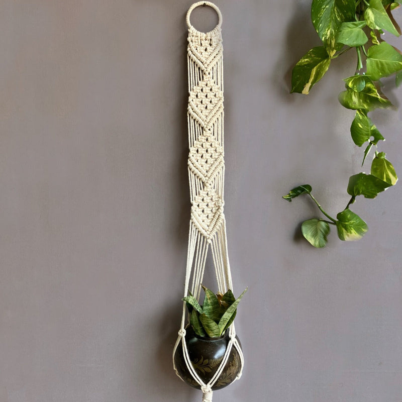 Handcrafted Macramé 'Classic' Plant Hanger