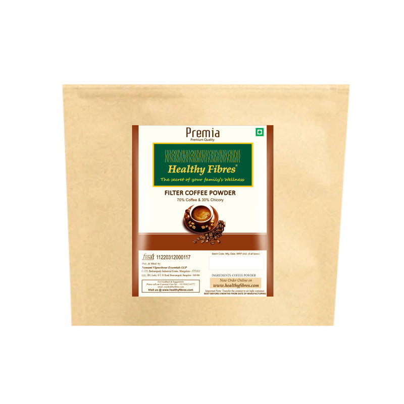 Healthy Fibres  Filter Coffee Powder 70.30 200gms combo pack of 5