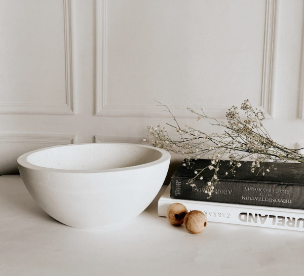 Concrete Bowl Planter/fruit basket