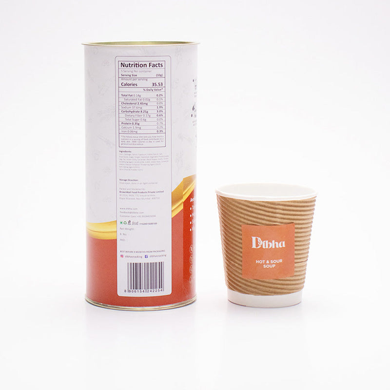 Instant Hot & Sour Soup 50g (Ready to Drink Instant Soup Cups)