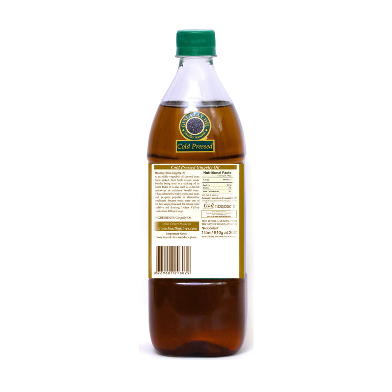 Healthy Fibres Cold Pressed Gingelly Oil 1L Combo of 2