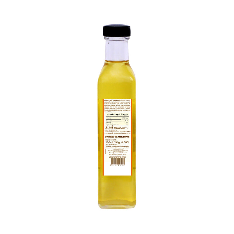 Healthy Fibres Cold Pressed Almond Oil 100 ml Combo of 2