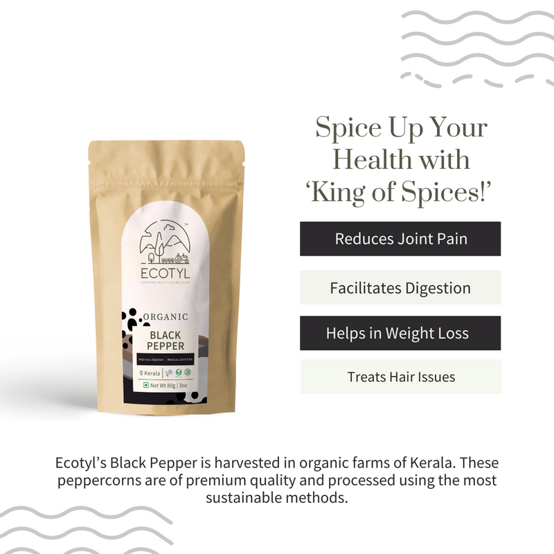 Organic Black Pepper  80 g