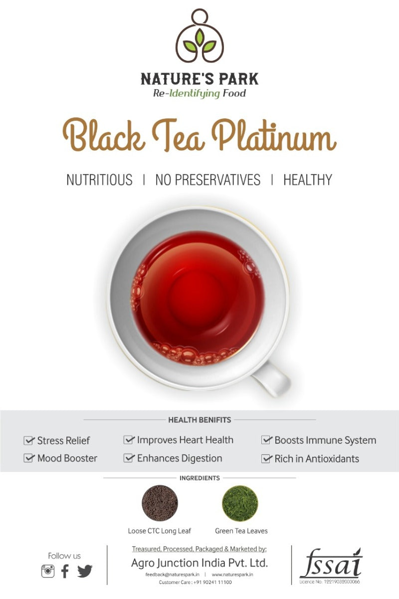 Black Tea Platinum Pyramid Tea Bags (20 Pcs)