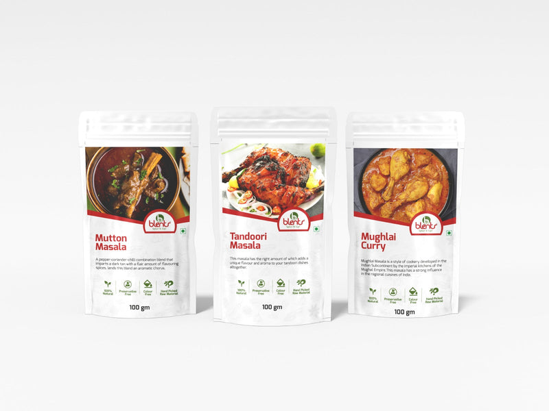 Natural Mutton Masala, Tandoori Masala, Mughlai Masala Combo  100 Gm