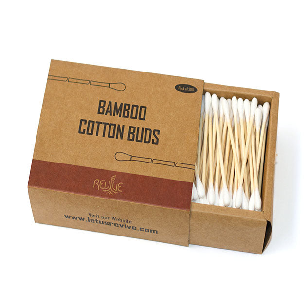 Bamboo Cotton Buds (Pack of 200)