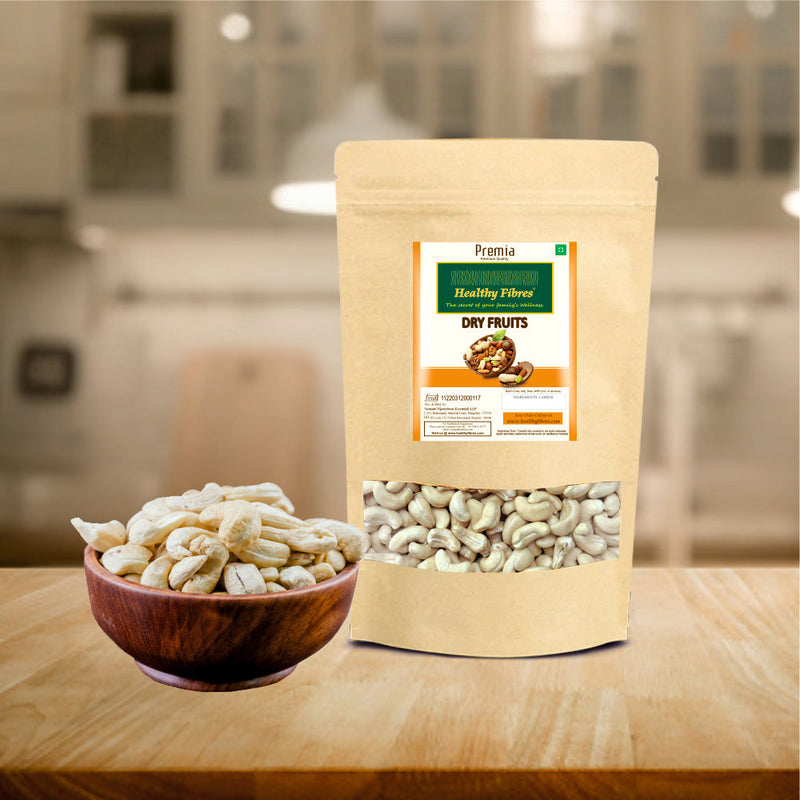 Healthy Fibres Premia Cashew whole 250 gms Combo of 2