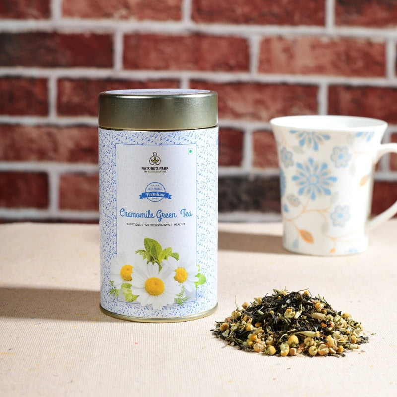 Chamomile Green Tea Can (100 g)