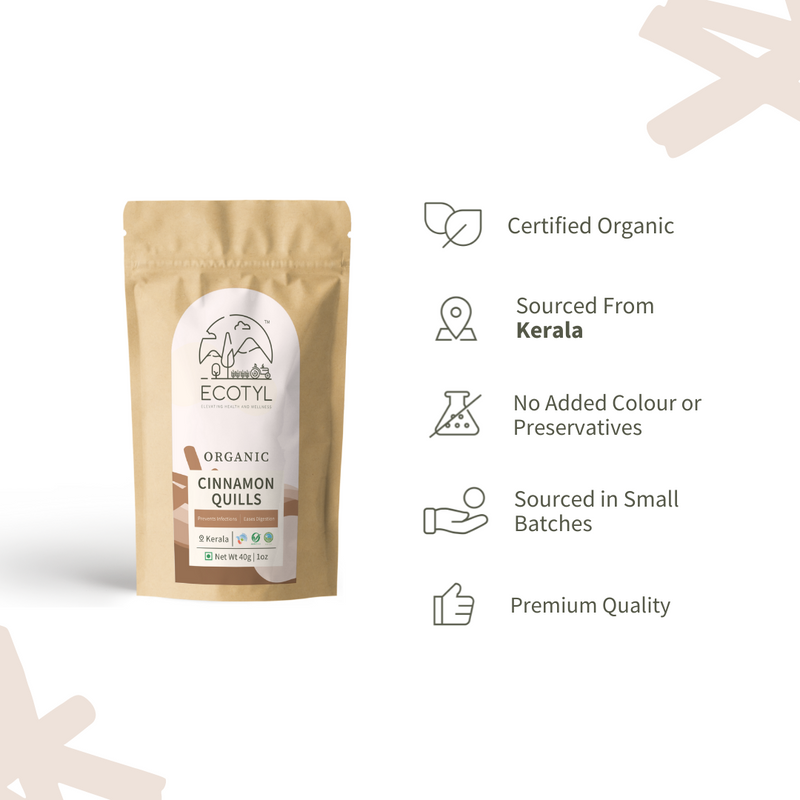 Organic Cinnamon Quills  40 g