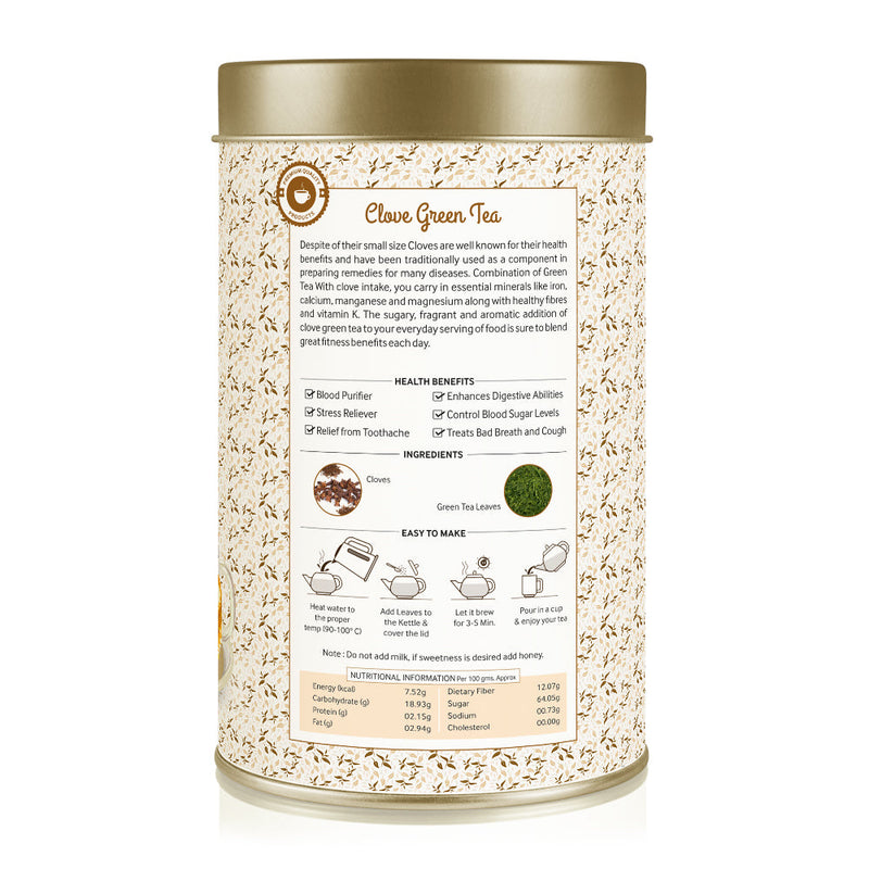 Clove Green Tea Can (150 g)