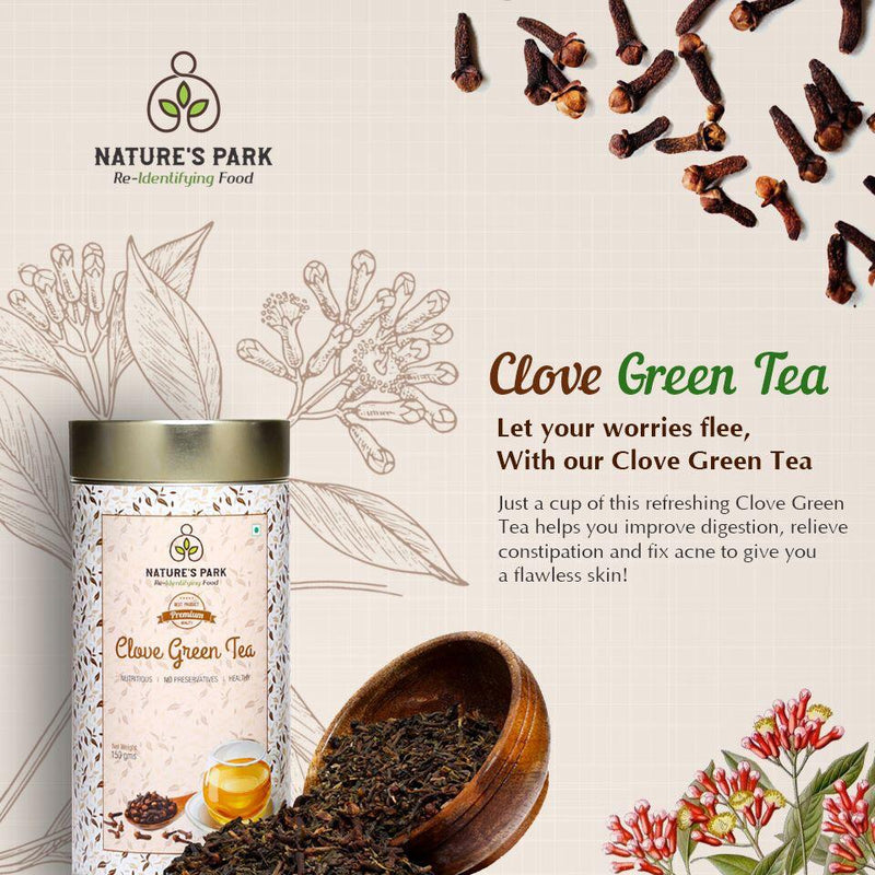 Clove Green Tea Can (150 g)