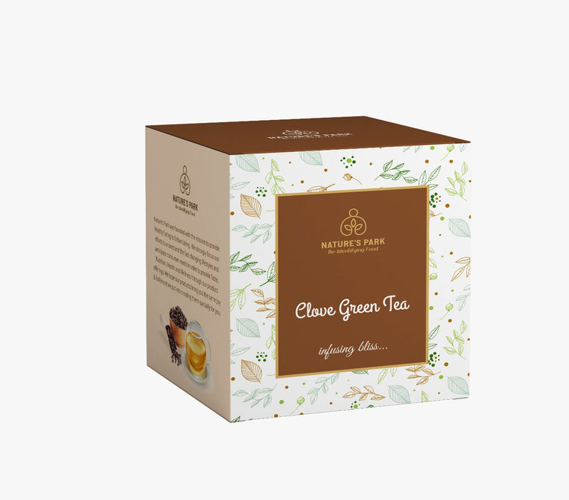 Clove Green Tea Pyramid Tea Bags (20 Pcs)