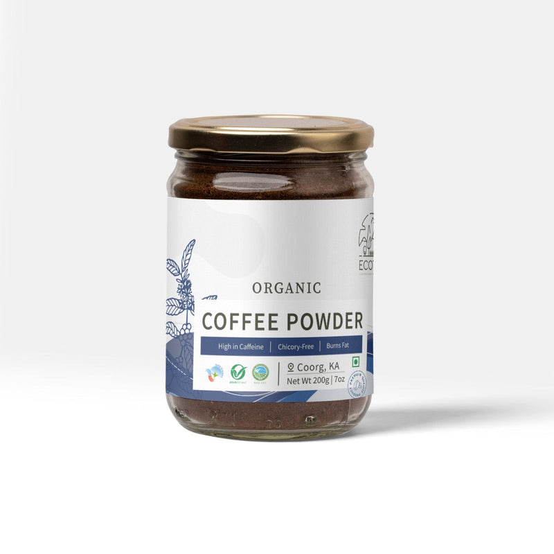 Organic Black Coffee Powder (jar)  200 g