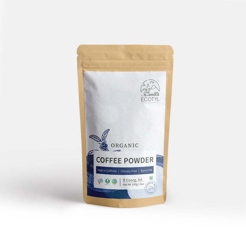 Organic Black Coffee Powder (pouch)  100g