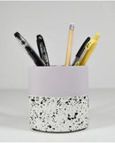 Concrete half n half Pot/Holder