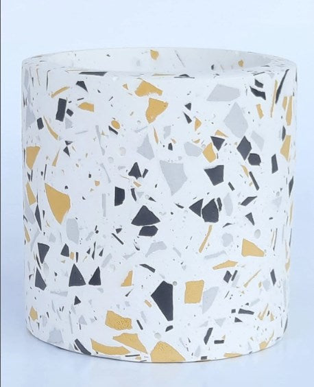 Concrete terrazzo Pot/Holder