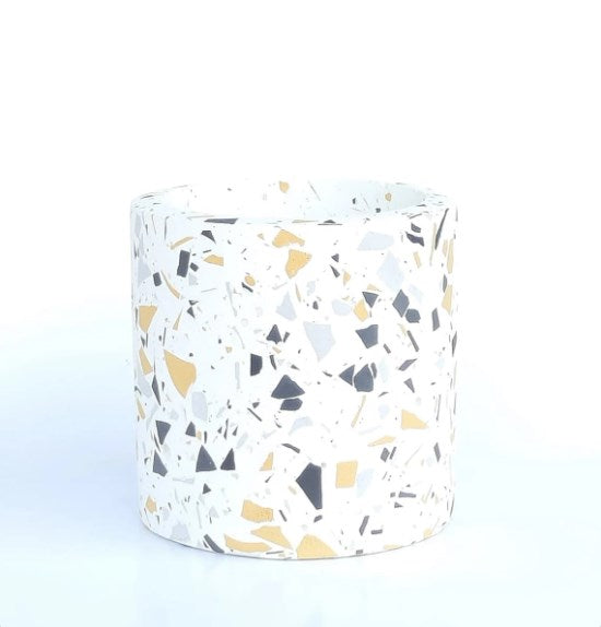 Concrete terrazzo Pot/Holder