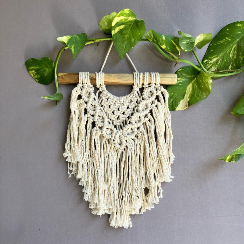 Handcrafted Macramé 'Boho' Wallhanging