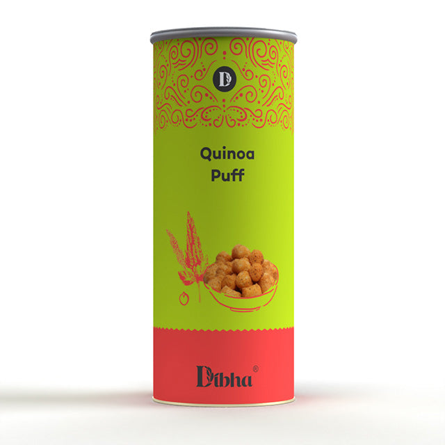 Quinoa Puffs  GlutenFree, Protein Rich & Lunchbox Snack 50g