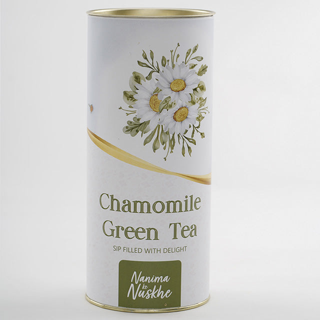 Chamomile Green Tea (Ready to Drink Instant Tea Cups) Relieves Stress Relief & Supports Sleep, Antioxidants Rich, 60g