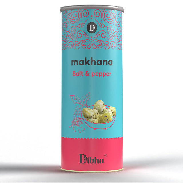 Salt & Pepper Makhana  Munchy Snack, Healthy, Lunch Box Snack 55g