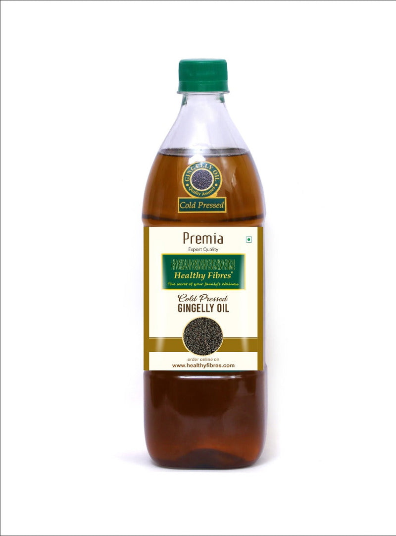 Healthy Fibres Cold Pressed Gingelly Oil 1L Combo of 2