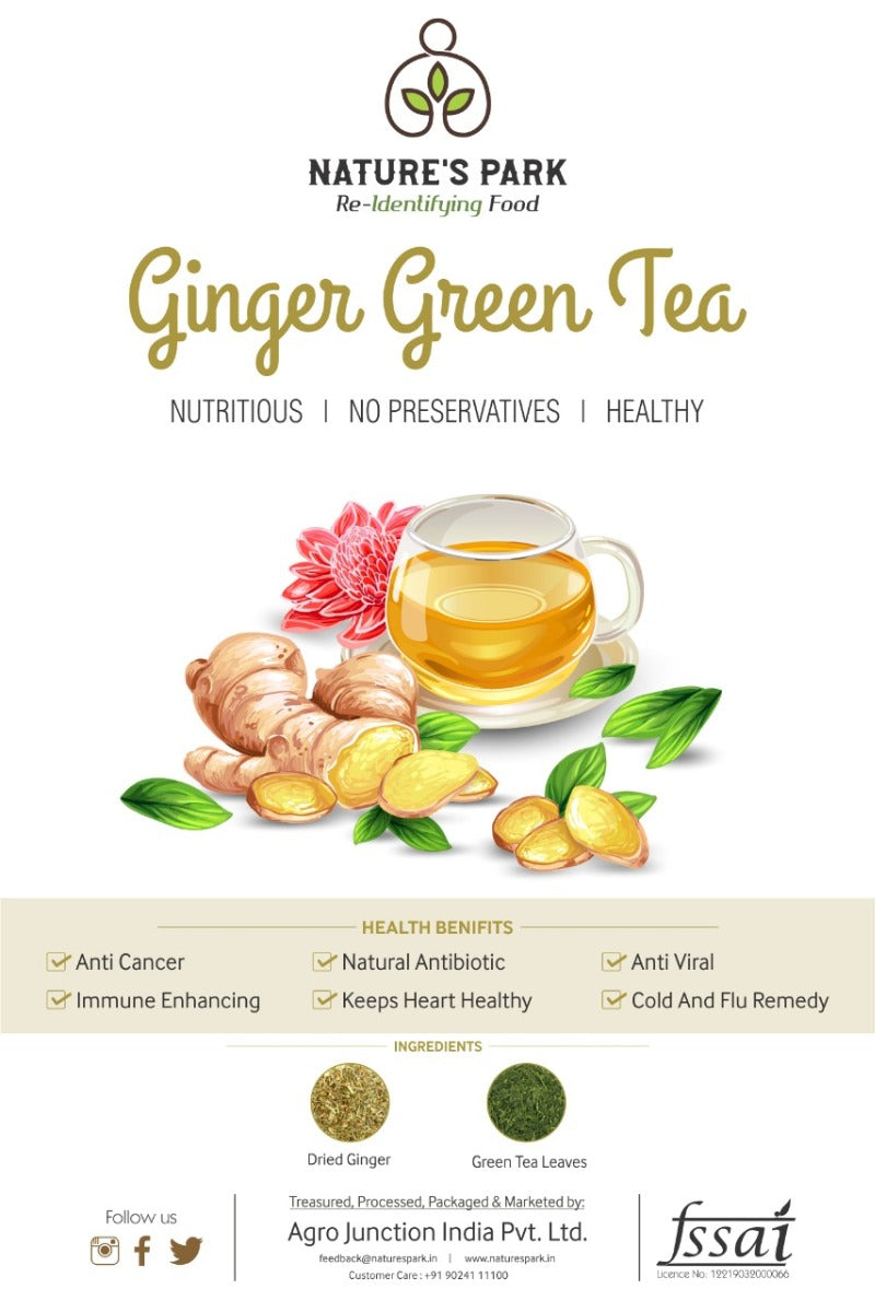 Ginger Green Tea (500 g)