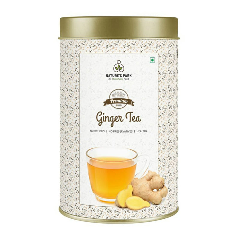 Nature's Park Black Tea  Ginger Tea (Adrak Chai) Can (100 g)