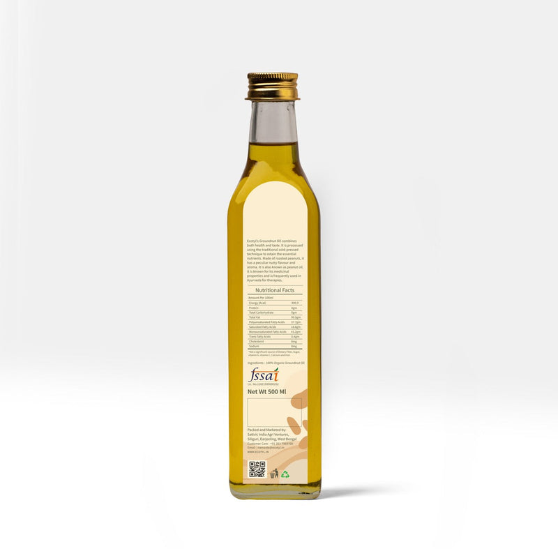 Organic ColdPressed Groundnut Oil  500 ml