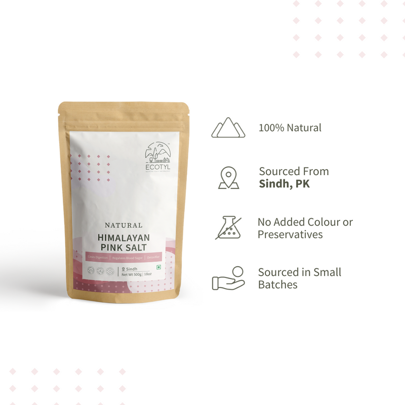 Organic Himalayan Pink Salt  500 g