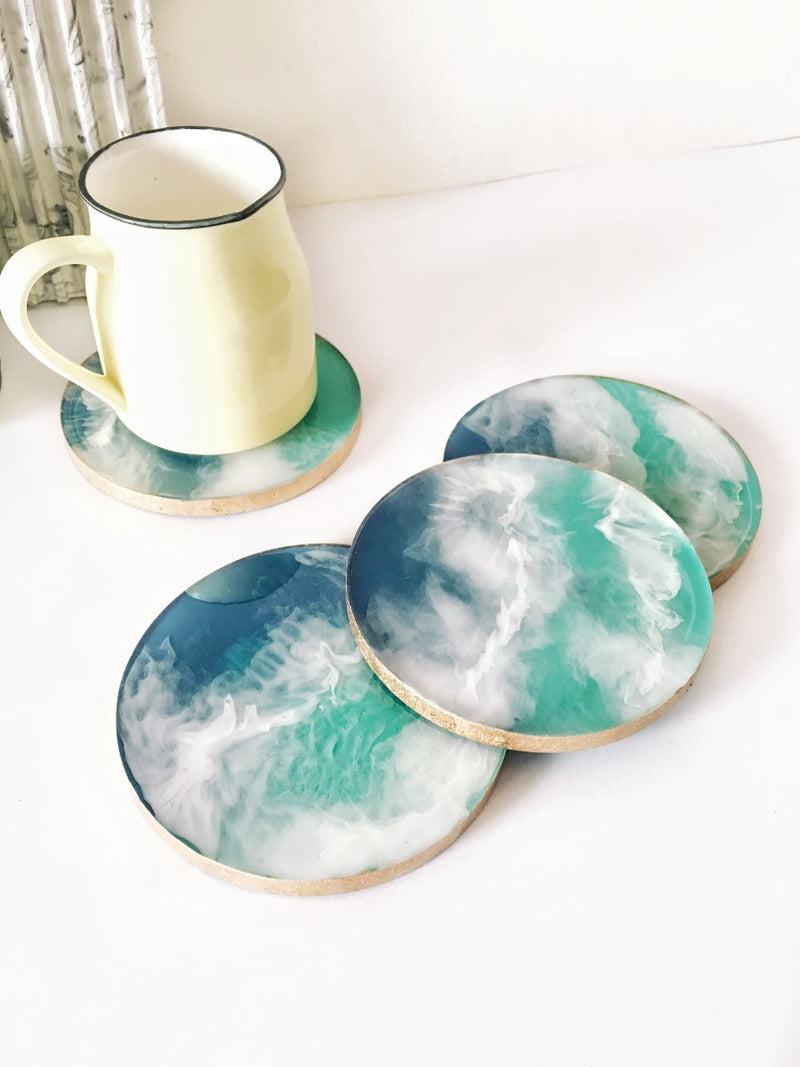 Resin Beach Coasters(Set of 1)