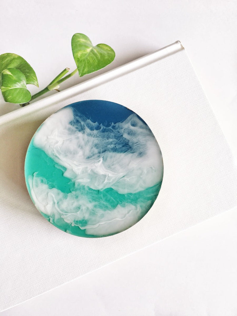 Resin Beach Coasters(Set of 1)