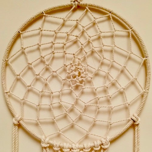 Handcrafted Macramé 'Classic Navajo' Dreamcatcher