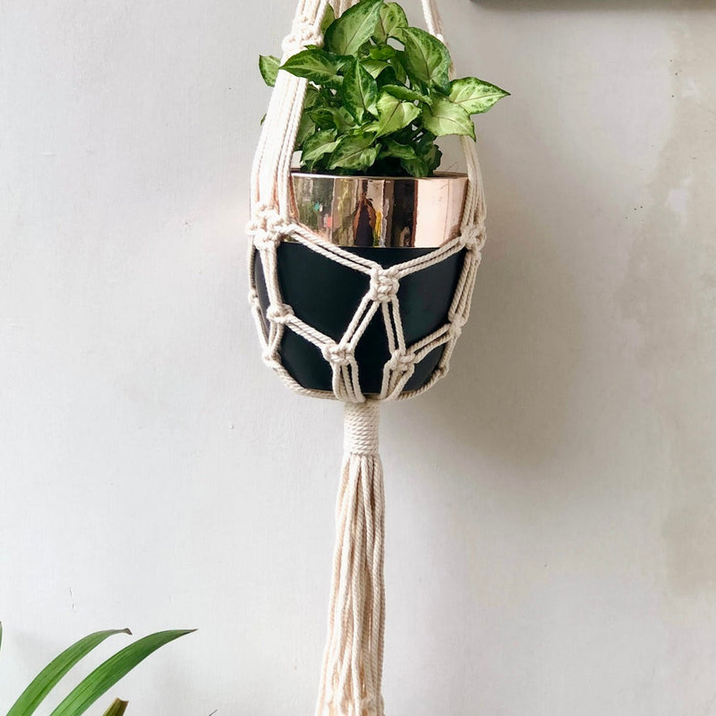 Handcrafted Macrame 'Bali' Plant Hanger