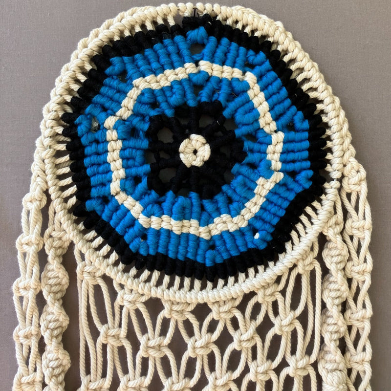 Macrame 'Evil Eye' full ring handcrafted Dreamcatcher