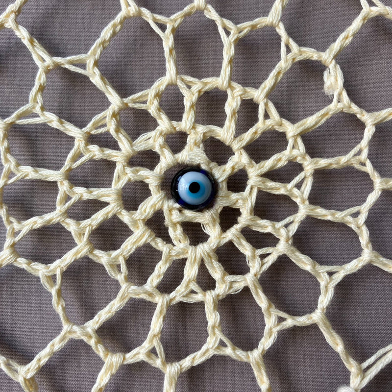 Macrame "Evil Eye" Crochet Dreamcatcher