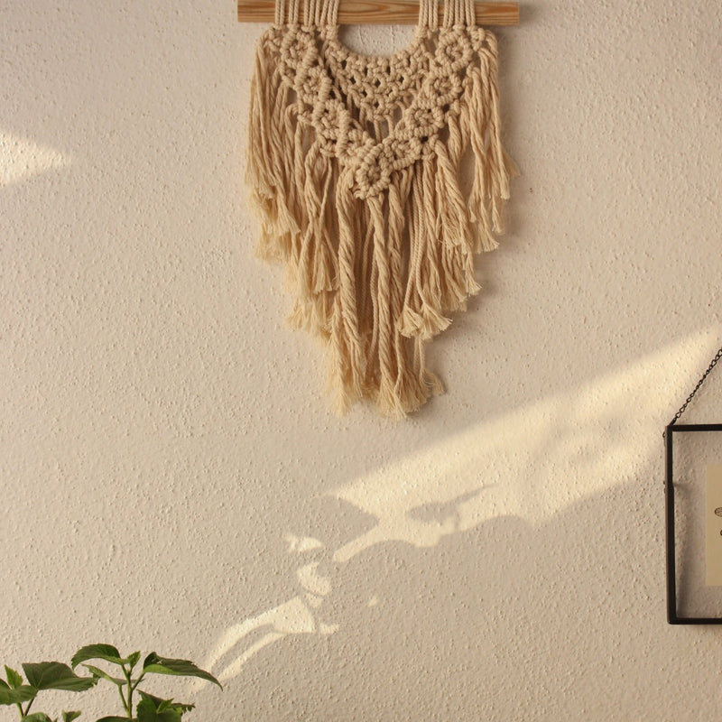 Handcrafted Macramé 'Boho' Wallhanging