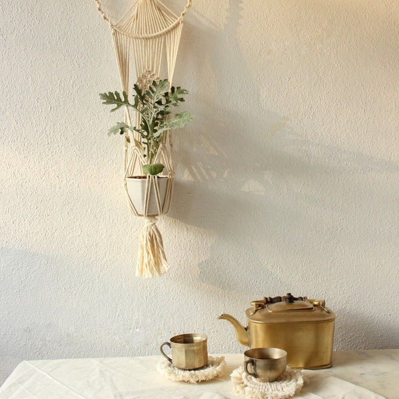 Handcrafted Macramé 'Tree of Life' Plant Hanger