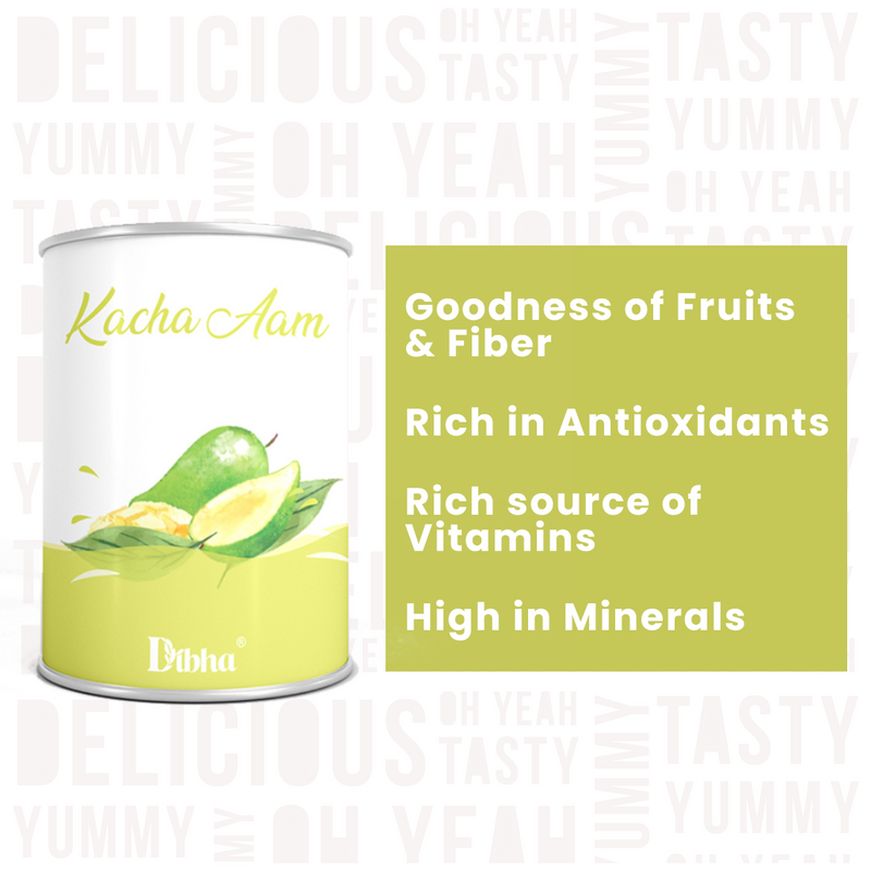 Kacha Aam Instant Drink Premix  100% Natural, Fruit Power 100g