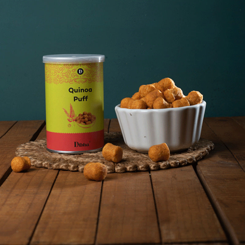 Quinoa Puffs  GlutenFree, Protein Rich & Lunchbox Snack 30g