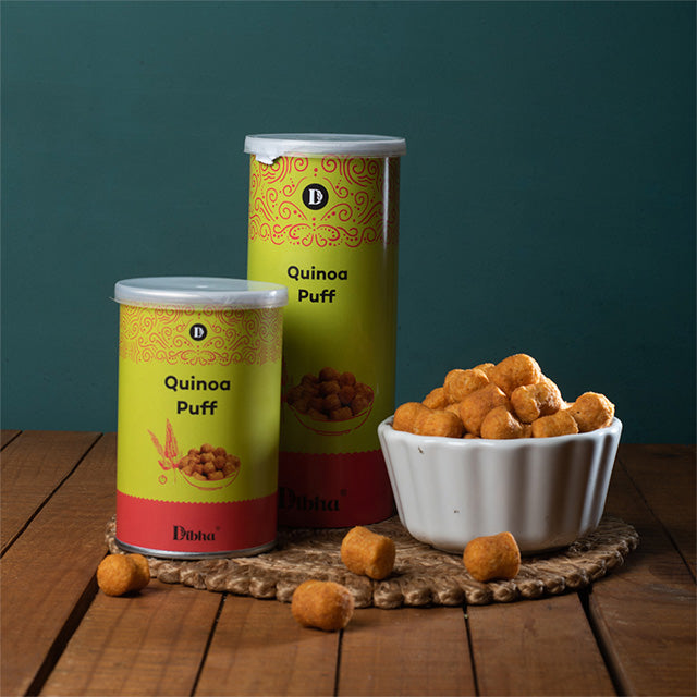 Quinoa Puffs  GlutenFree, Protein Rich & Lunchbox Snack 50g