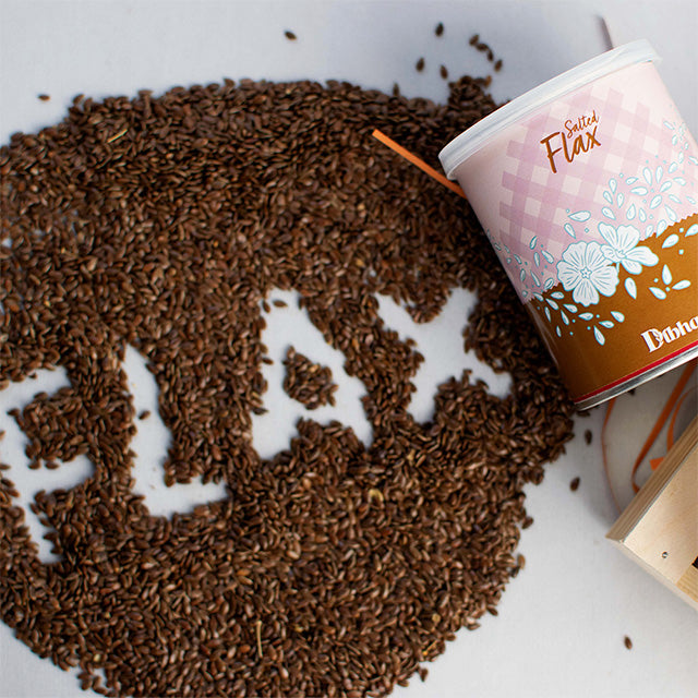 Salted Flax Seeds  Rich in Omega 3 Fatty Acids, Protein 100g