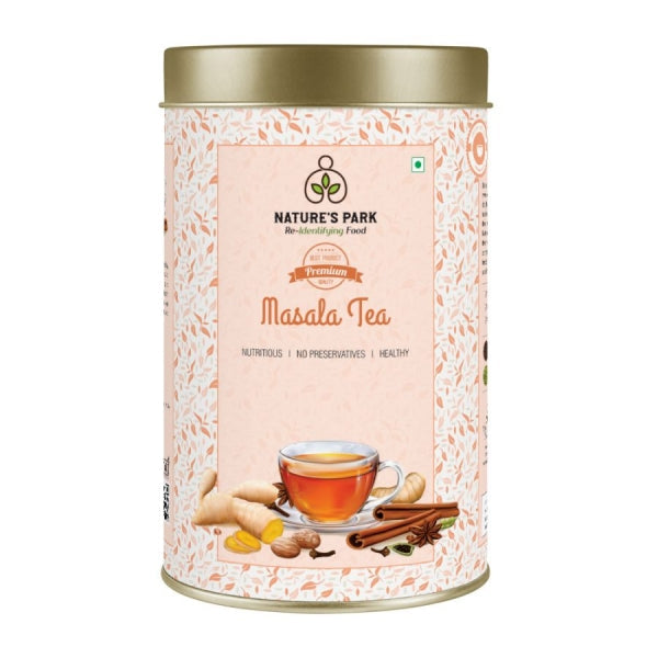 Nature's Park Black Tea  Masala Tea  Blend of Spices  Can (100 g)