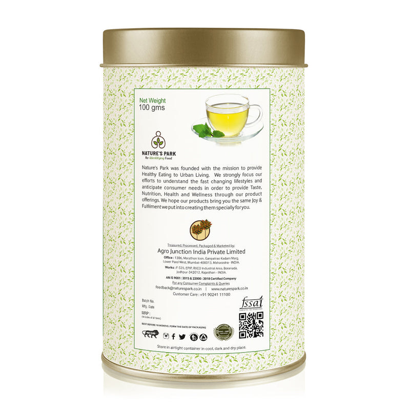 Mint Green Tea Can (100 g)