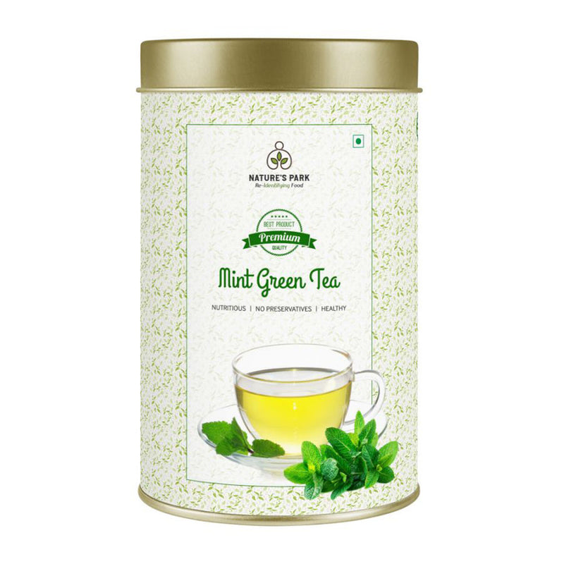 Mint Green Tea Can (100 g)