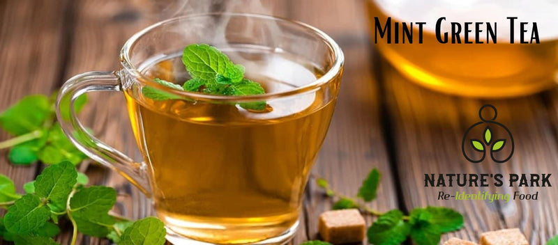 Mint Green Tea Can (100 g)