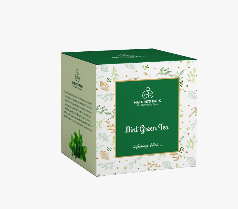 Mint Green Tea Pyramid Tea Bags (20 Pcs)